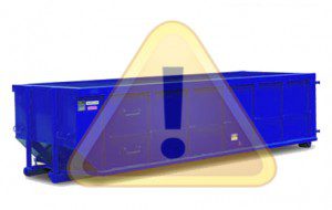 warning-dumpster